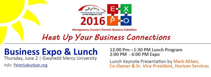 2016 Business Expo - PennSuburban Chamber of Greater Montgomery County, PA